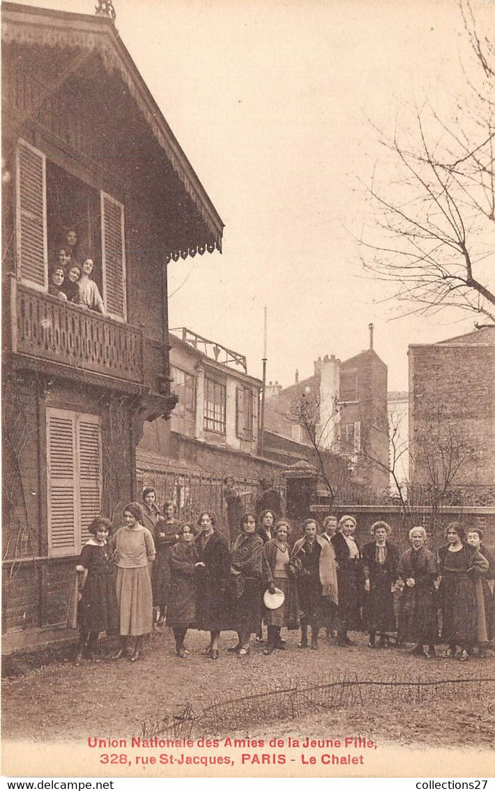 PARIS-75005- LOT DE 7 CARTES POSTALES - UNION NATIONALE DES  AMIES DE LA JEUNE FILLE 328 RUE ST-JACQUES