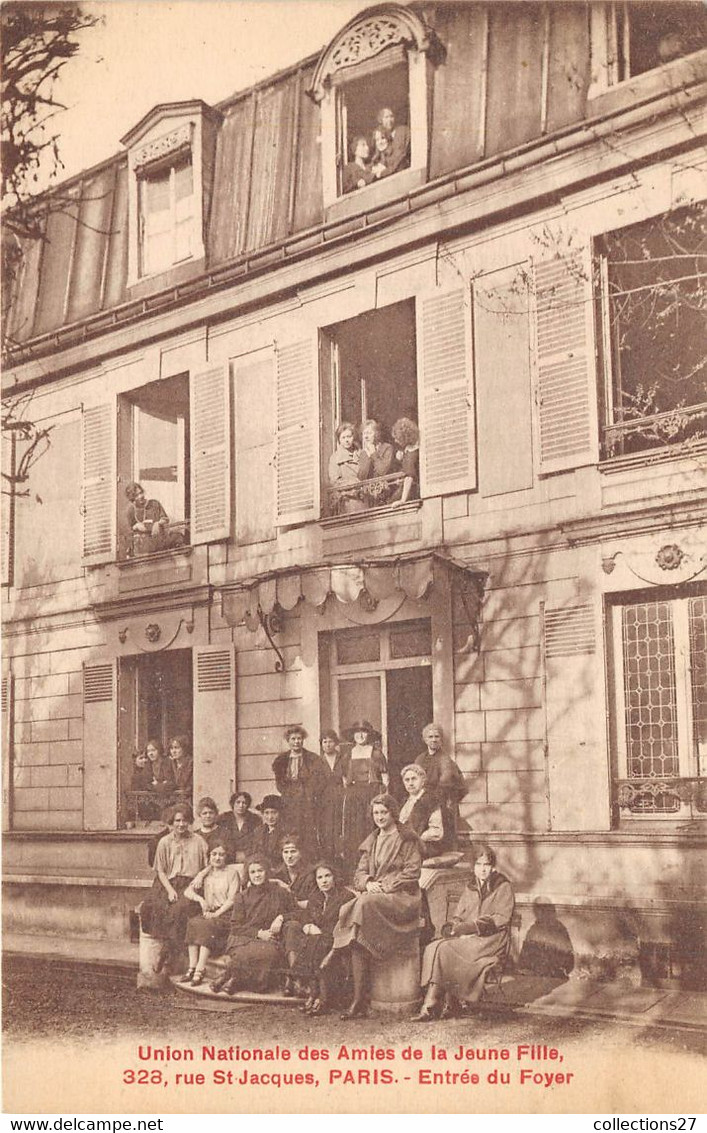 PARIS-75005- LOT DE 7 CARTES POSTALES - UNION NATIONALE DES  AMIES DE LA JEUNE FILLE 328 RUE ST-JACQUES