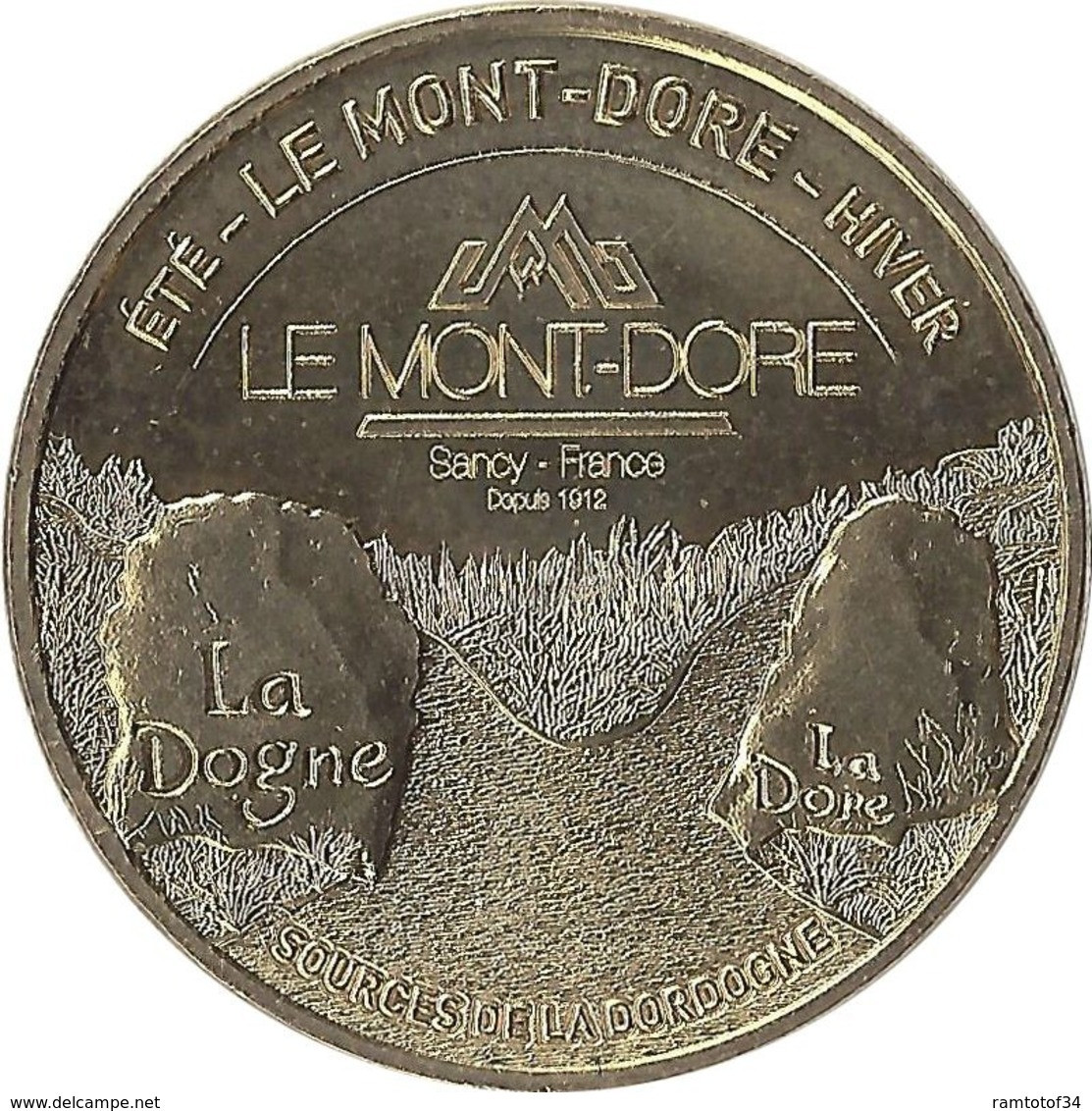 2019 MDP283 - LE MONT DORE - Sommet Du Sancy 5 (Sources De La Dordogne) / MONNAIE DE PARIS - 2019