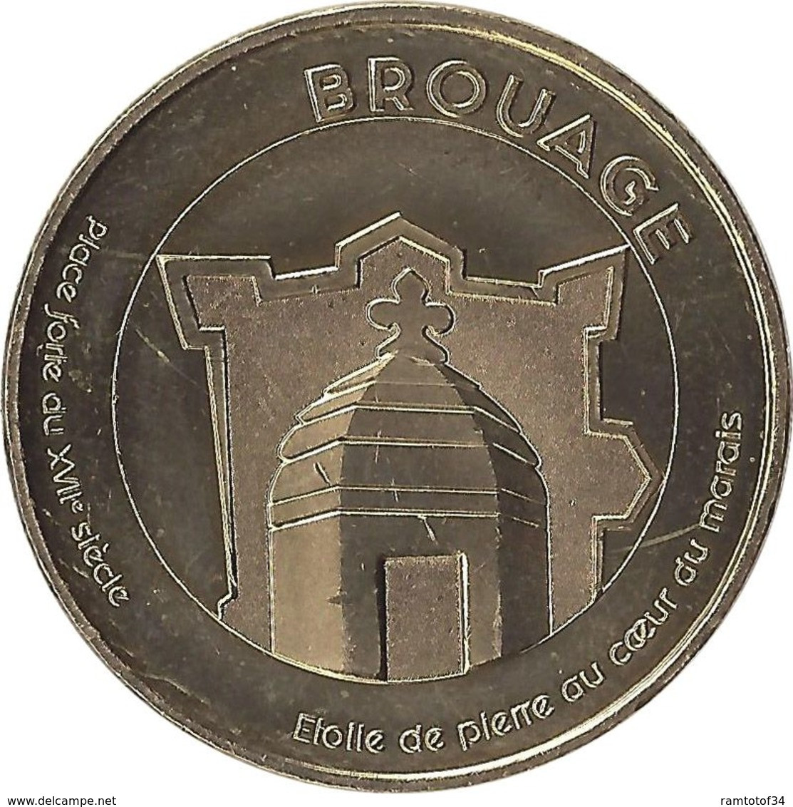 2019 MDP206 - HIERS-BROUAGE 3 - Place Forte Du XVIIe Siècle / MONNAIE DE PARIS 2019 - 2019