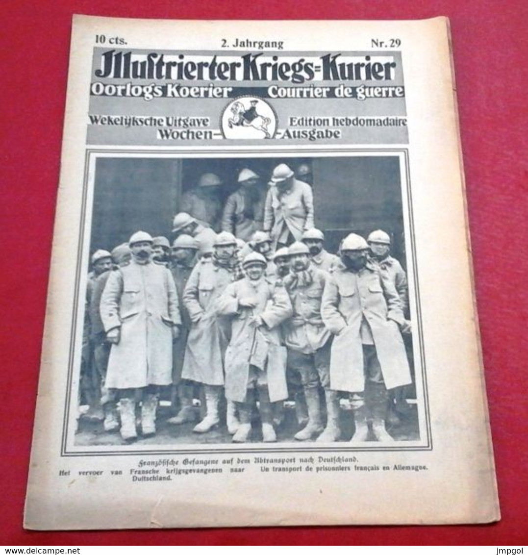 WW1 Illustrierter Kriegs Kurier N°29 Journal Propagande Grodno Lodz Tour De Bialystok Albanie Ochrida Bethleem Jérusalem - 1900 - 1949