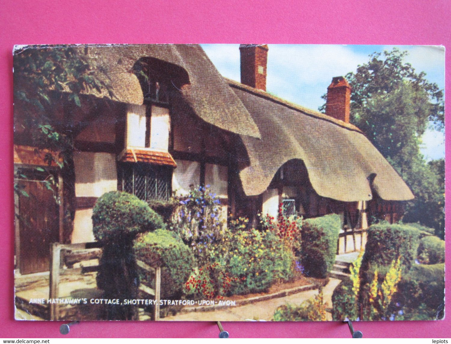 Visuel Très Peu Courant - Angleterre - Stratford Upon Avon - Anne Hathaway's Cottage - Shottery - R/verso - Stratford Upon Avon