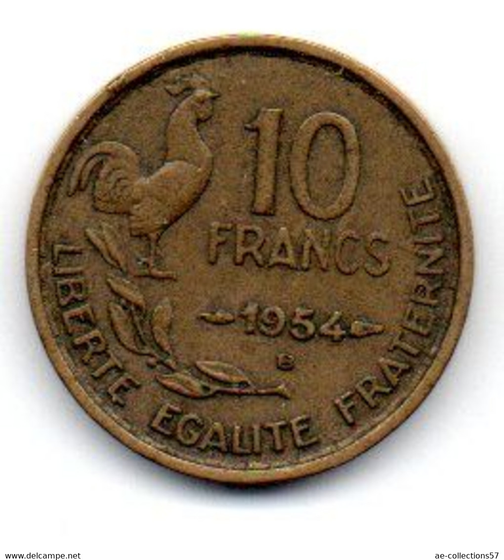 10 Francs 1954 B TB+ - Autres & Non Classés