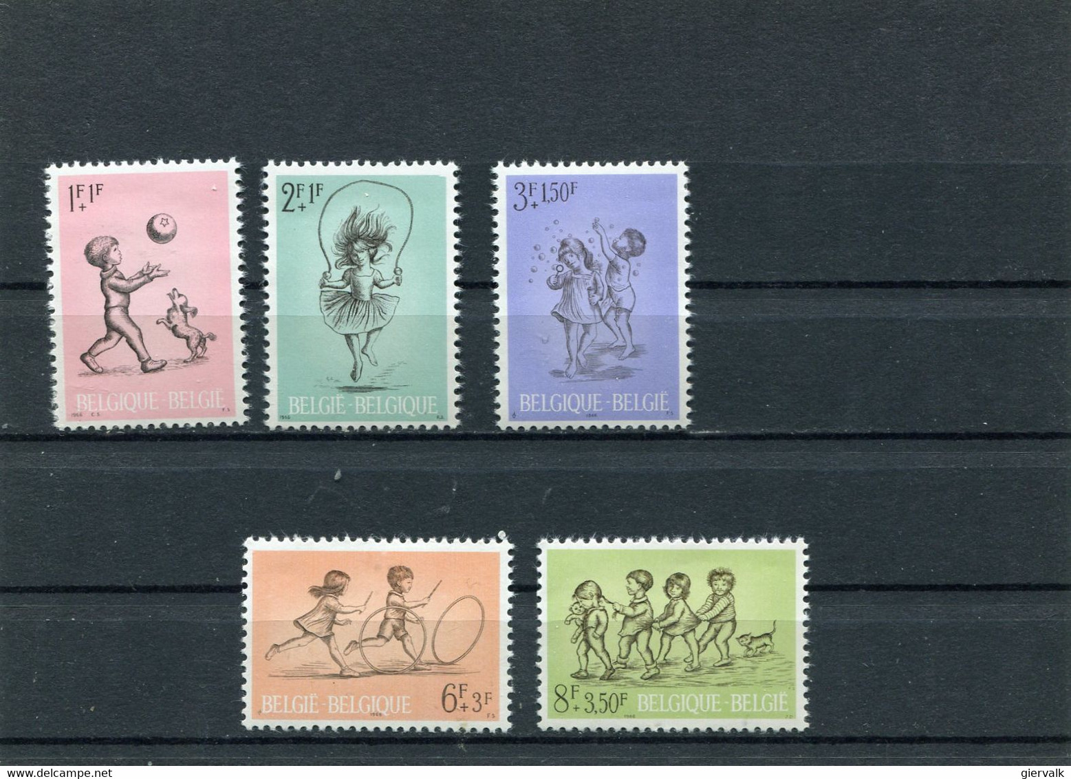 BELGIUM 1966 CHILDREN.MNH. - Andere & Zonder Classificatie