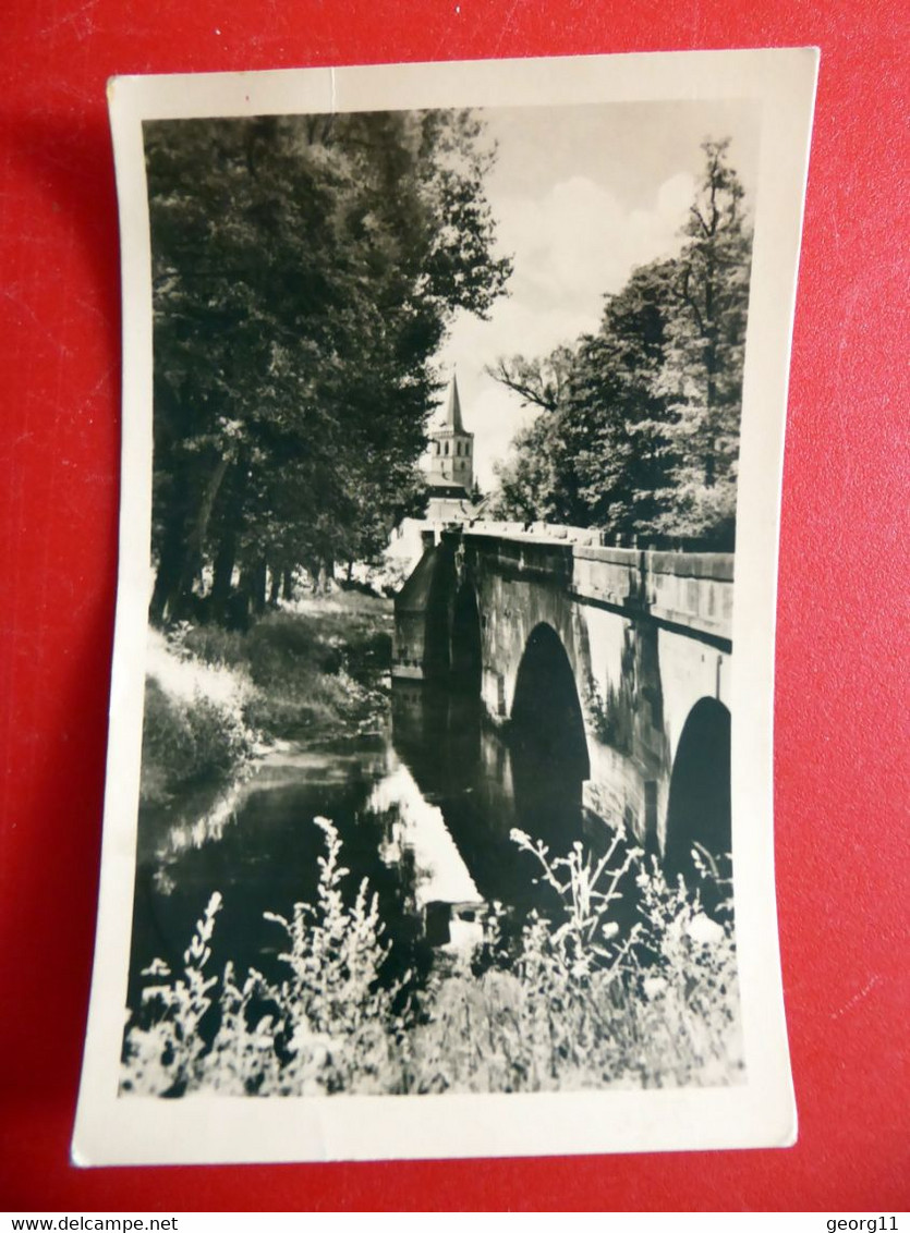 Vacha - Werra Brücke - Kirche - Rhön - DDR 1953 - Kleinformat - Echt Foto - Thüringen - Waltershausen