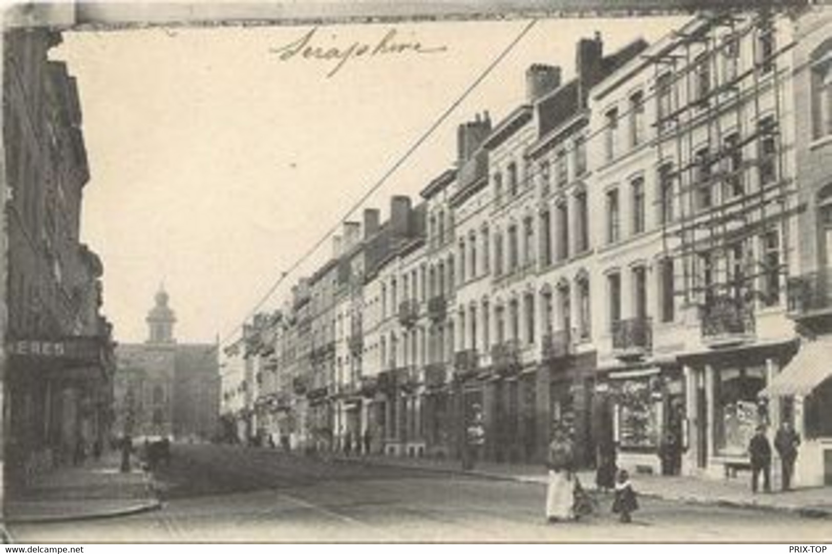 REF4028/ CP-PK Anderlecht - Bruxelles Rue De Fiennes Animée - Anderlecht