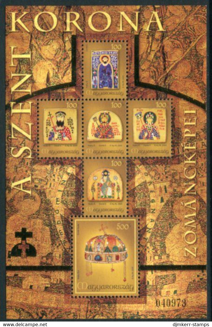 HUNGARY 2005 Enamel From St. Stephen's Crown Block  MNH / **.  Michel Block 303 - Nuevos