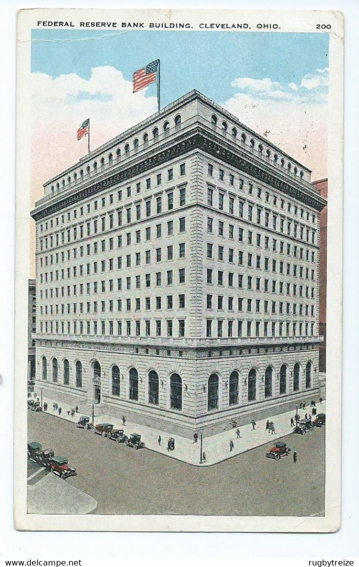 3499 Federal Reserve Bank Building Cleveland Ohio 1924 Courbis Pomier Montelimar - Cleveland