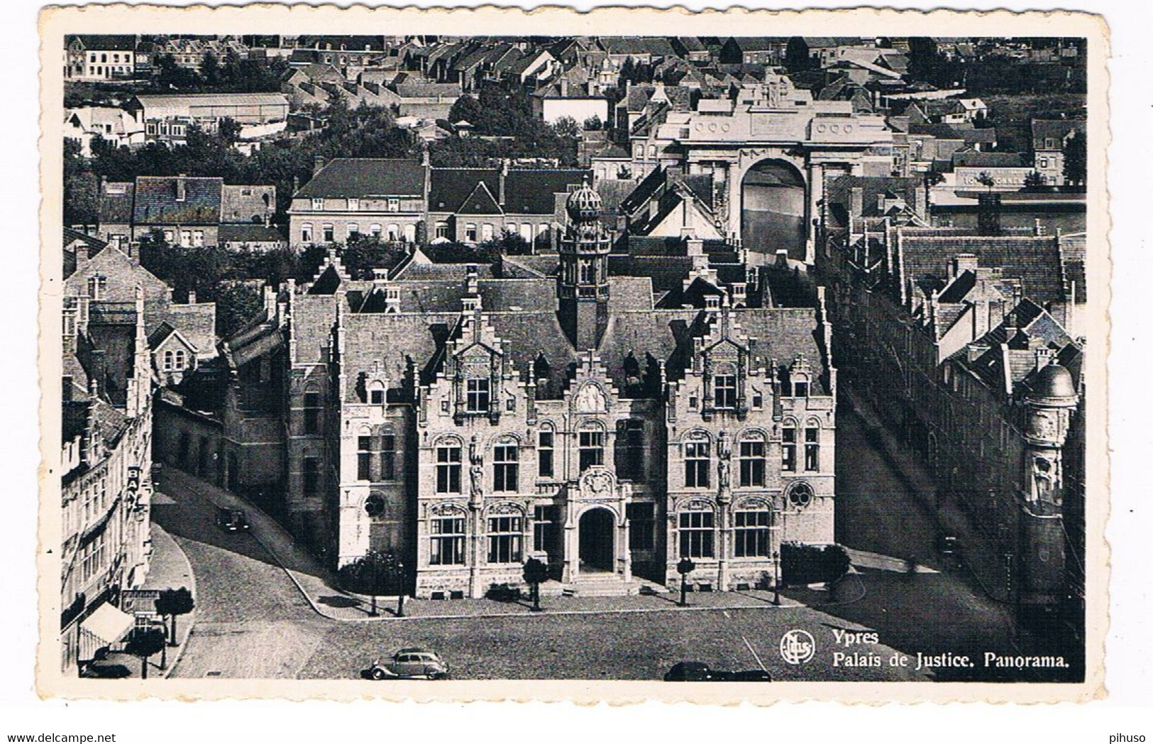 B-8210  YPRES : Palais De Justice, Panorama - Ieper