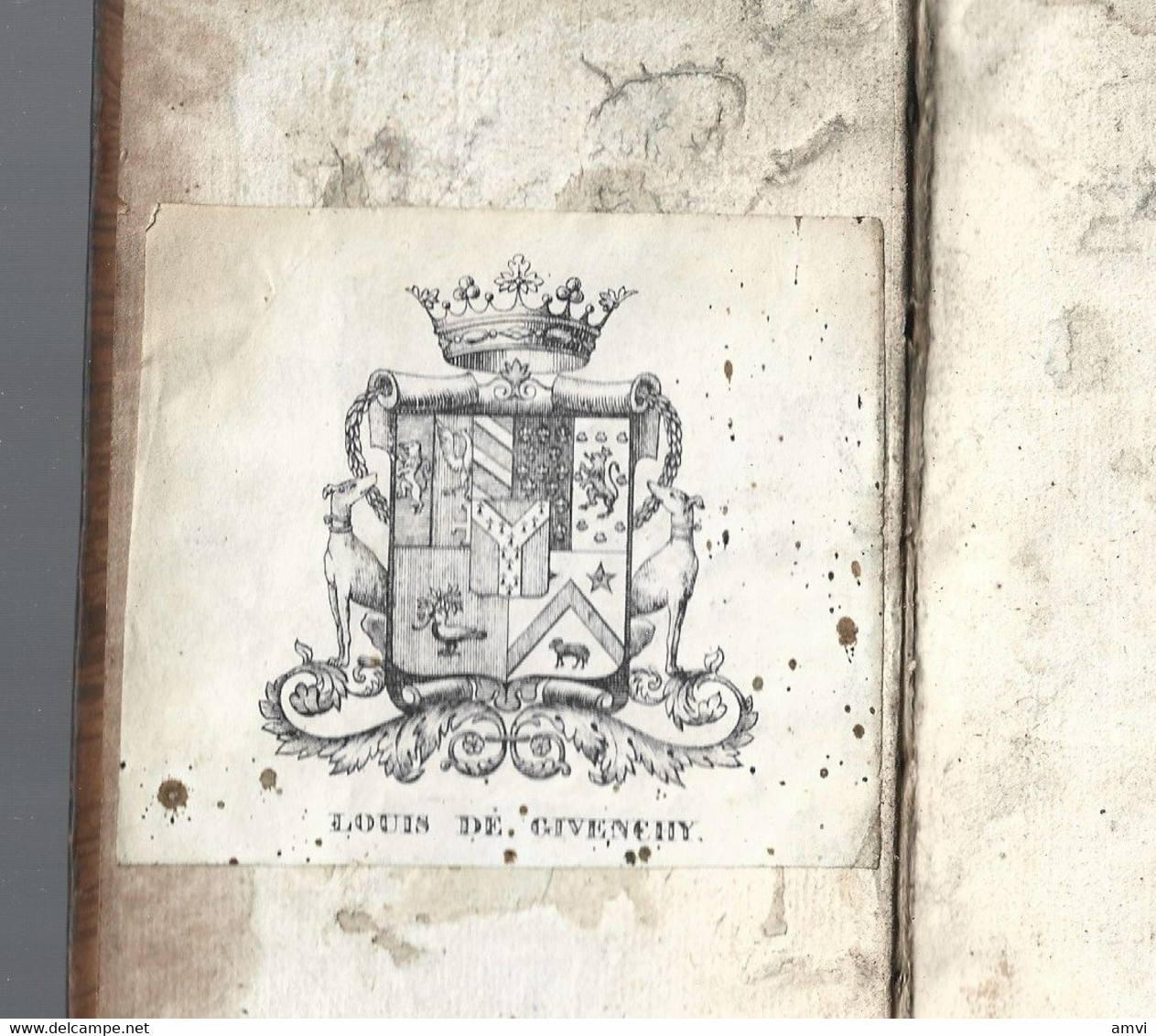 Amelot De La Houssaye  Lettre Du Cardinal D'Ossat  Amsterdam Humbert 1708 5 Volumes Exlibris Louis De Givenchy - 1701-1800