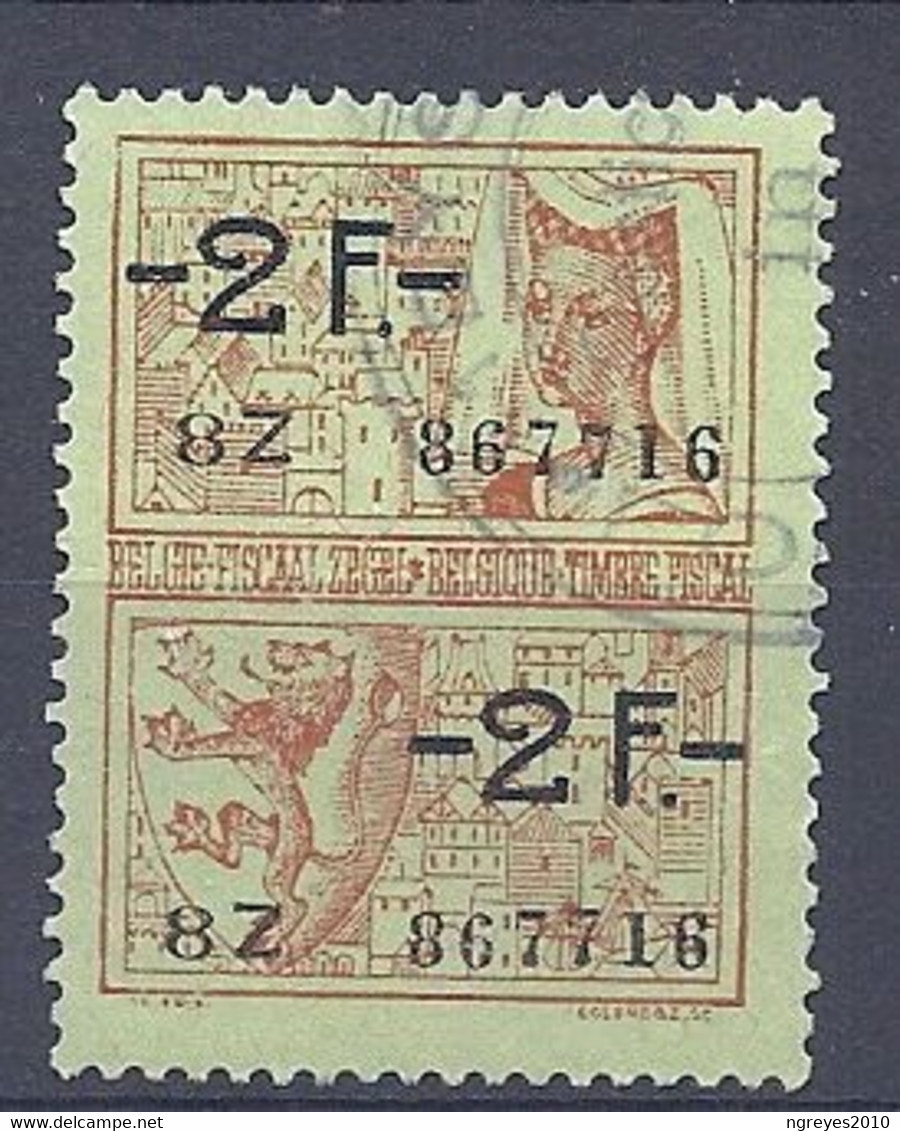 210038762  BELGICA. YVERT   FISCAL - Timbres