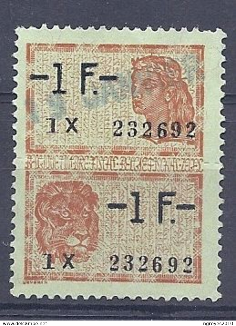 210038764  BELGICA. YVERT   FISCAL - Timbres