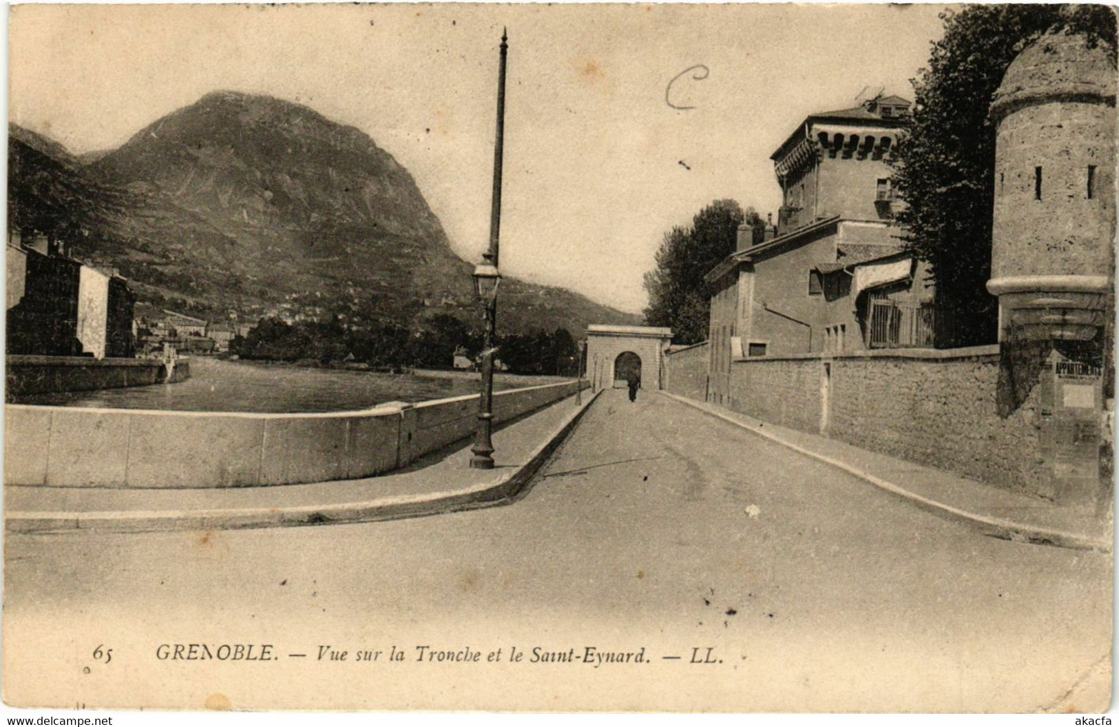 CPA GRENOBLE - Vue Sur La TRONCHE Et Le St-Eynard (654843) - La Tronche