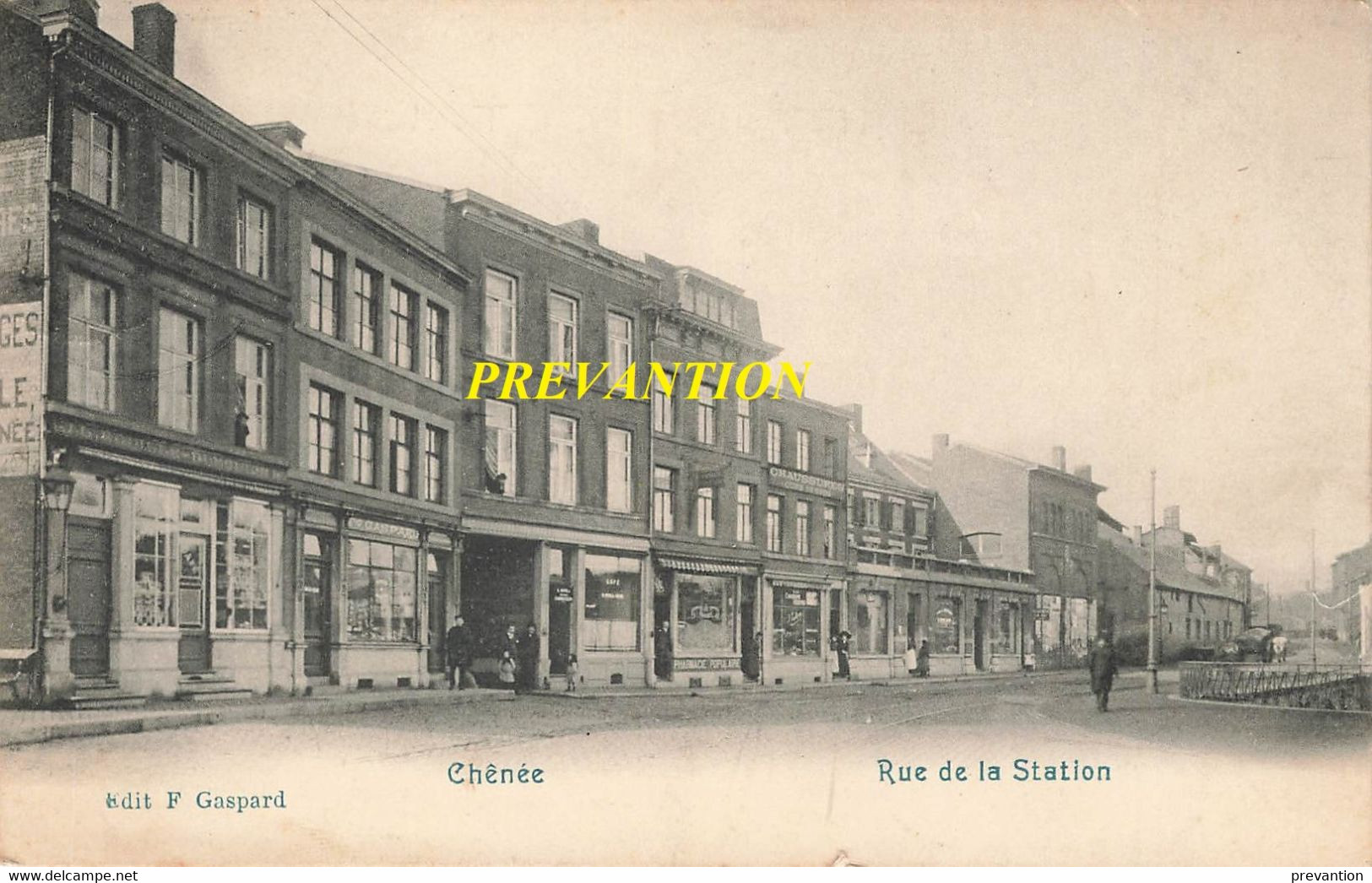 CHENEE - Rue De La Station - Carte Circulé - Liège