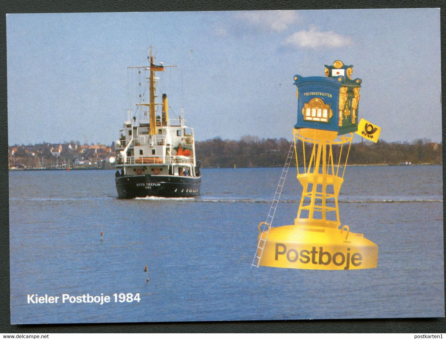 Bund PP106 B2/029 POSTBOJE KIELER FÖRDE Sost. Kiel 1984 - Private Postcards - Used