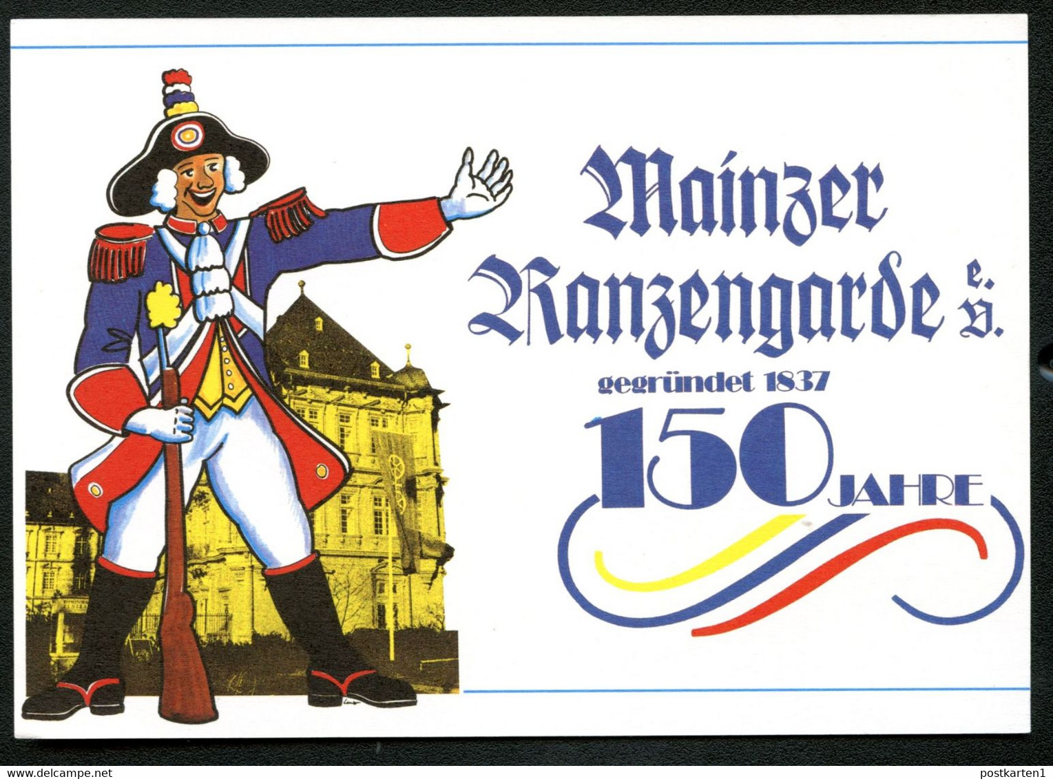 Bund PP106 B2/040 KARNEVAL RANZENGARDE Mainz 1987 - Postales Privados - Nuevos