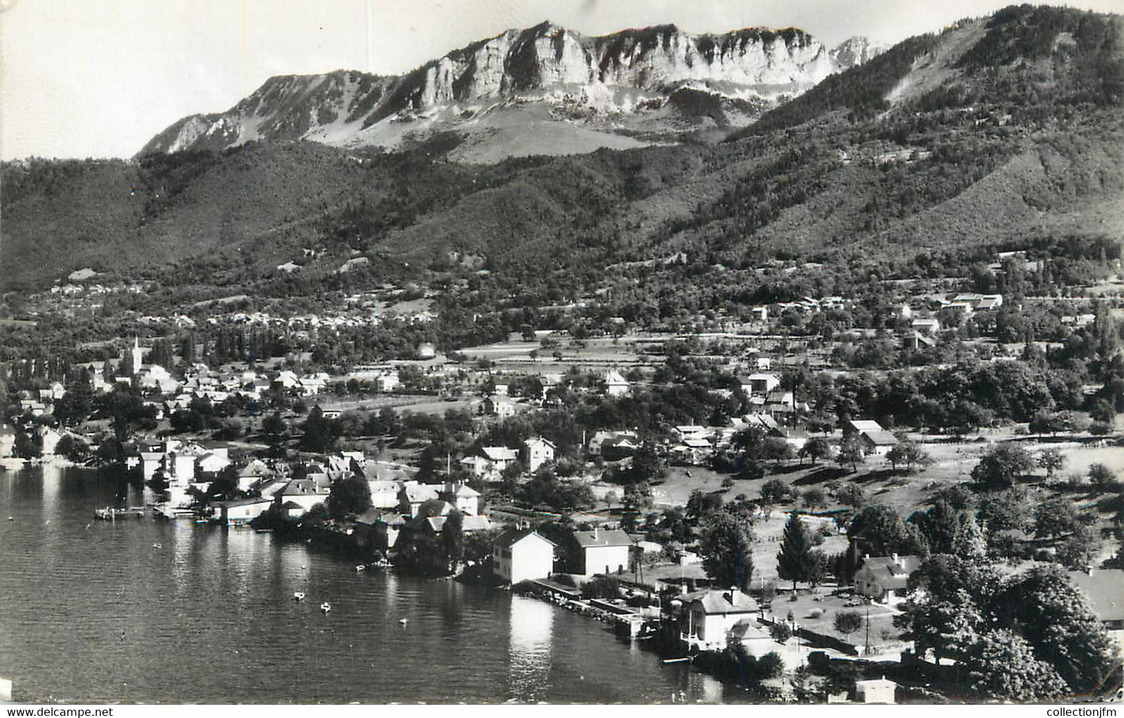 CPA FRANCE 74 " Lugrin, Vue Générale Aérienne Et Chaine Des Mémises". - Lugrin