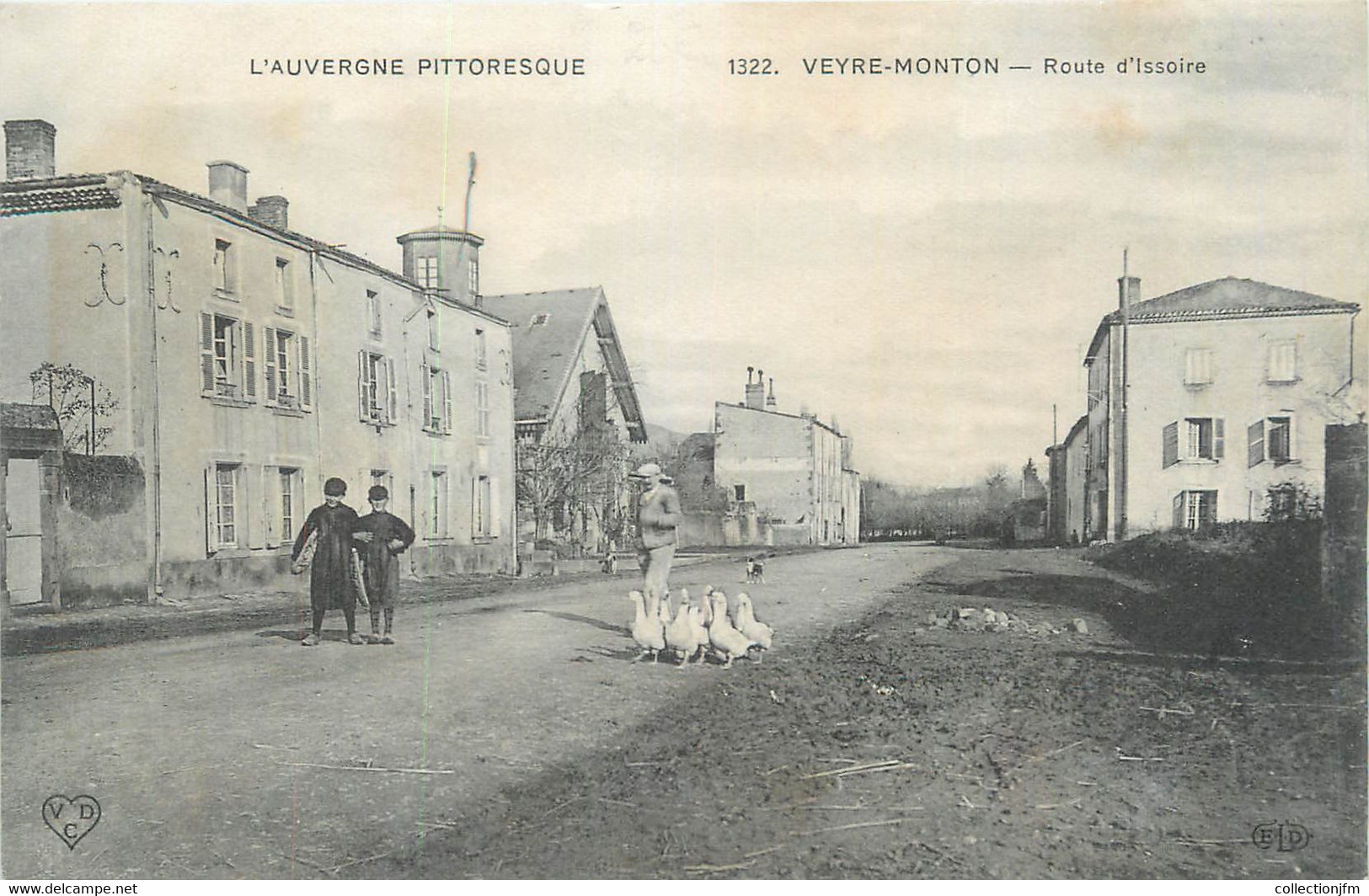 CPA FRANCE 63 " Veyre Monton, Route D'Issoire". - Veyre Monton