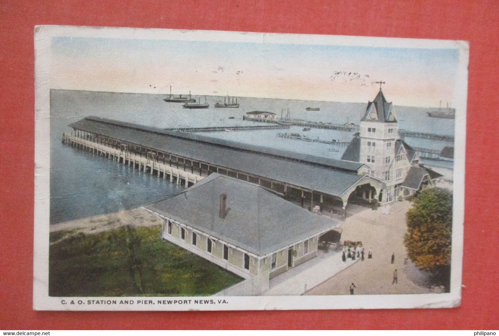 C & O Train Station & Pier Virginia > Newport News    Ref  4871 - Newport News