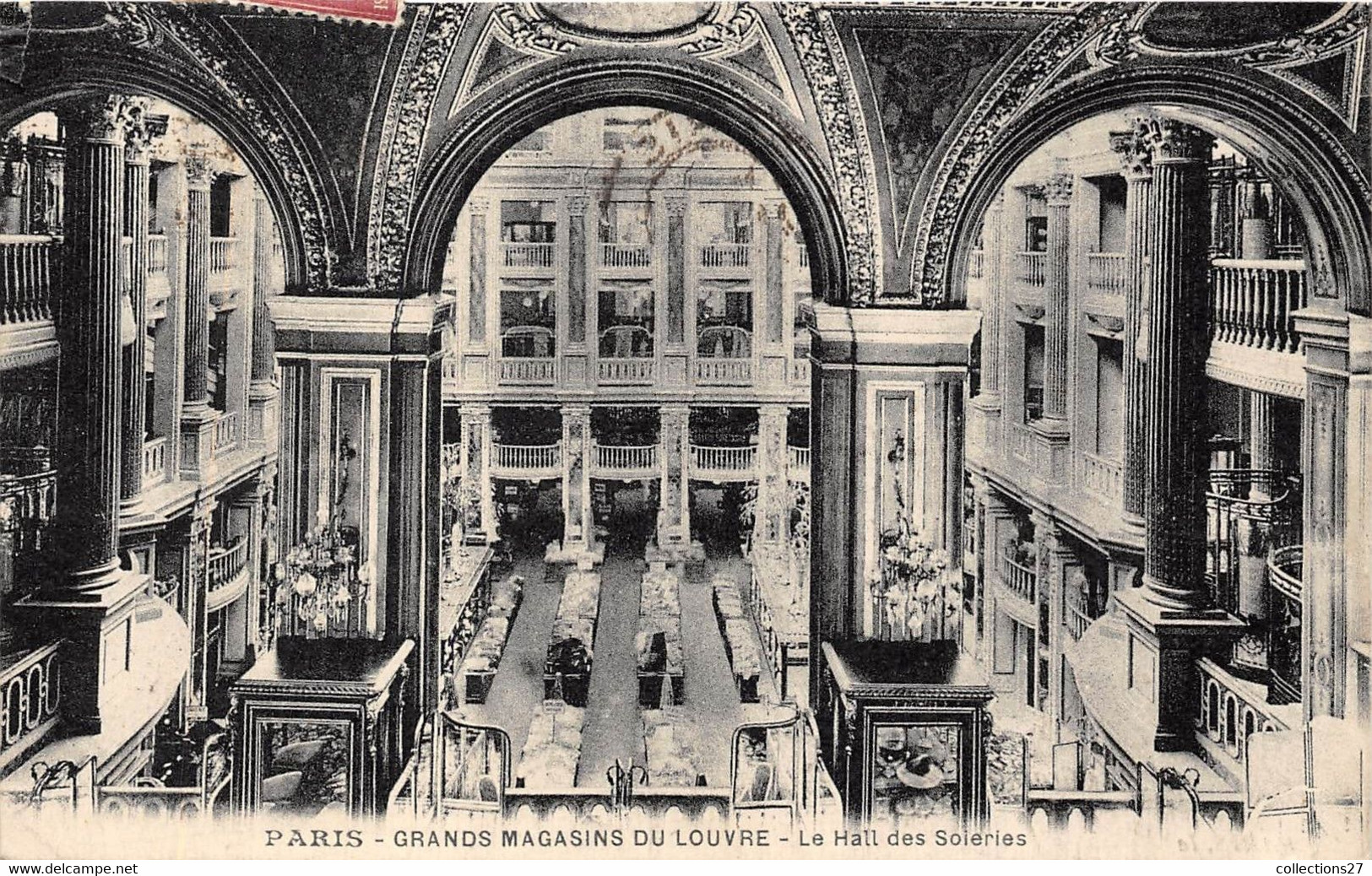 75001-PARIS- LOT DE 19 CARTES POSTALES LES GRANDS MAGASINS DU LOUVRE