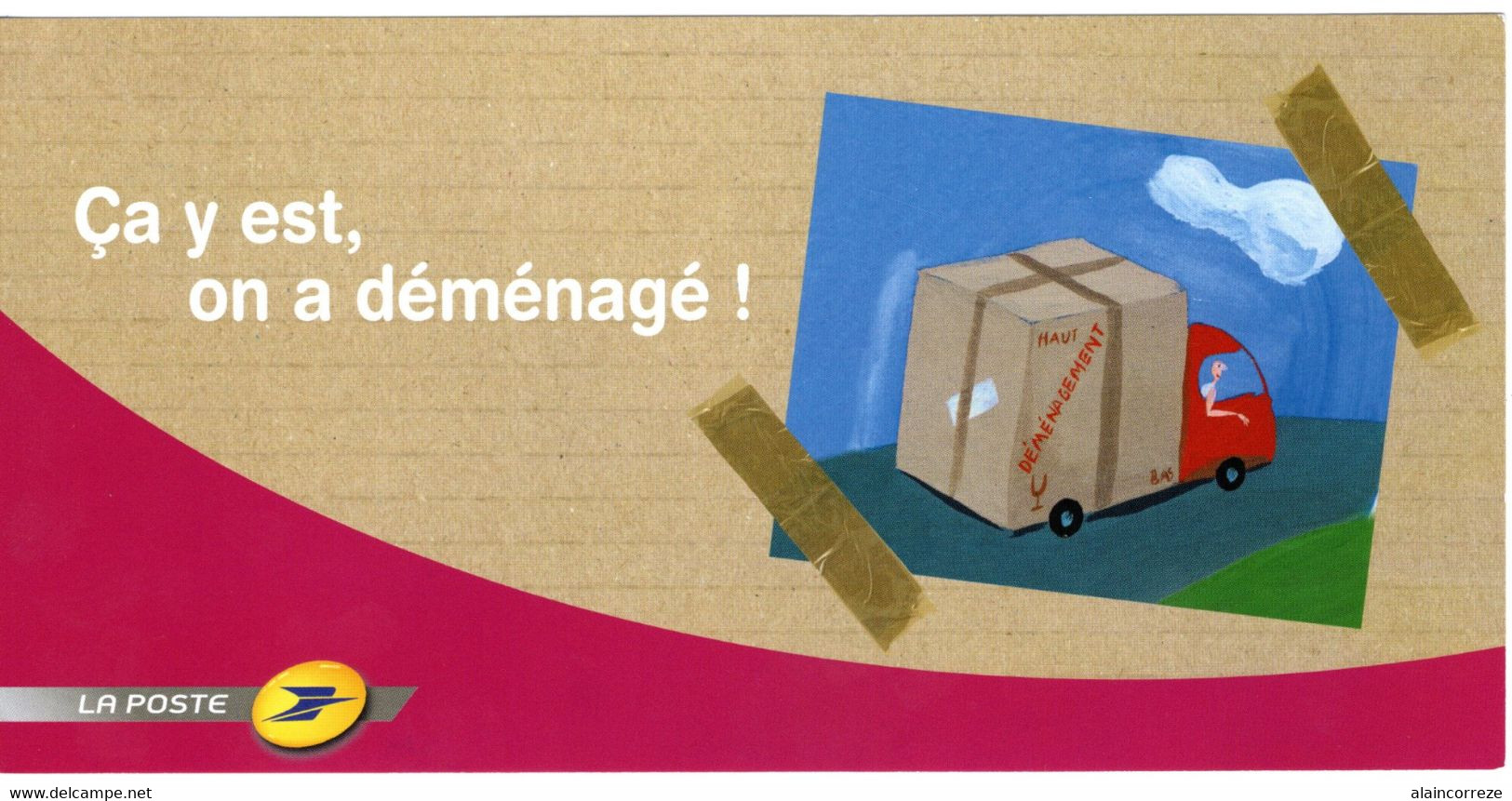 Entier Postal PAP Carte Prétimbrée De Service De La Poste Pour Informer Des Changements D'adresse De 2007 - Prêts-à-poster:  Autres (1995-...)