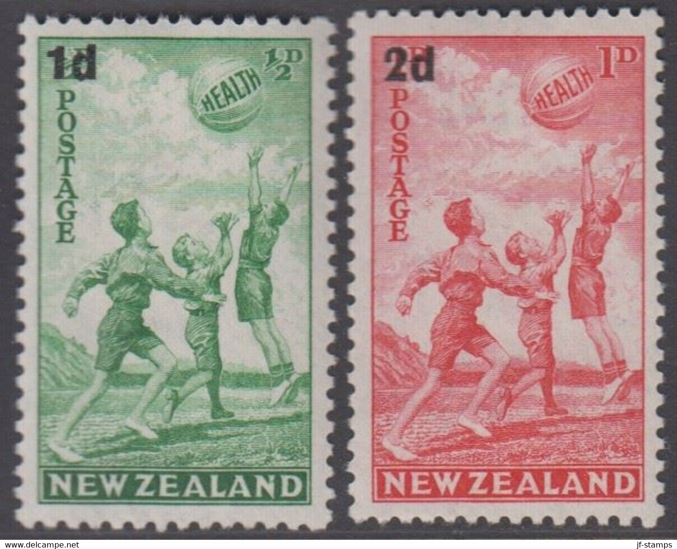 1940. New Zealand. HEALTH. Complete Set Hinged.  (MICHEL 251-252) - JF418375 - Briefe U. Dokumente