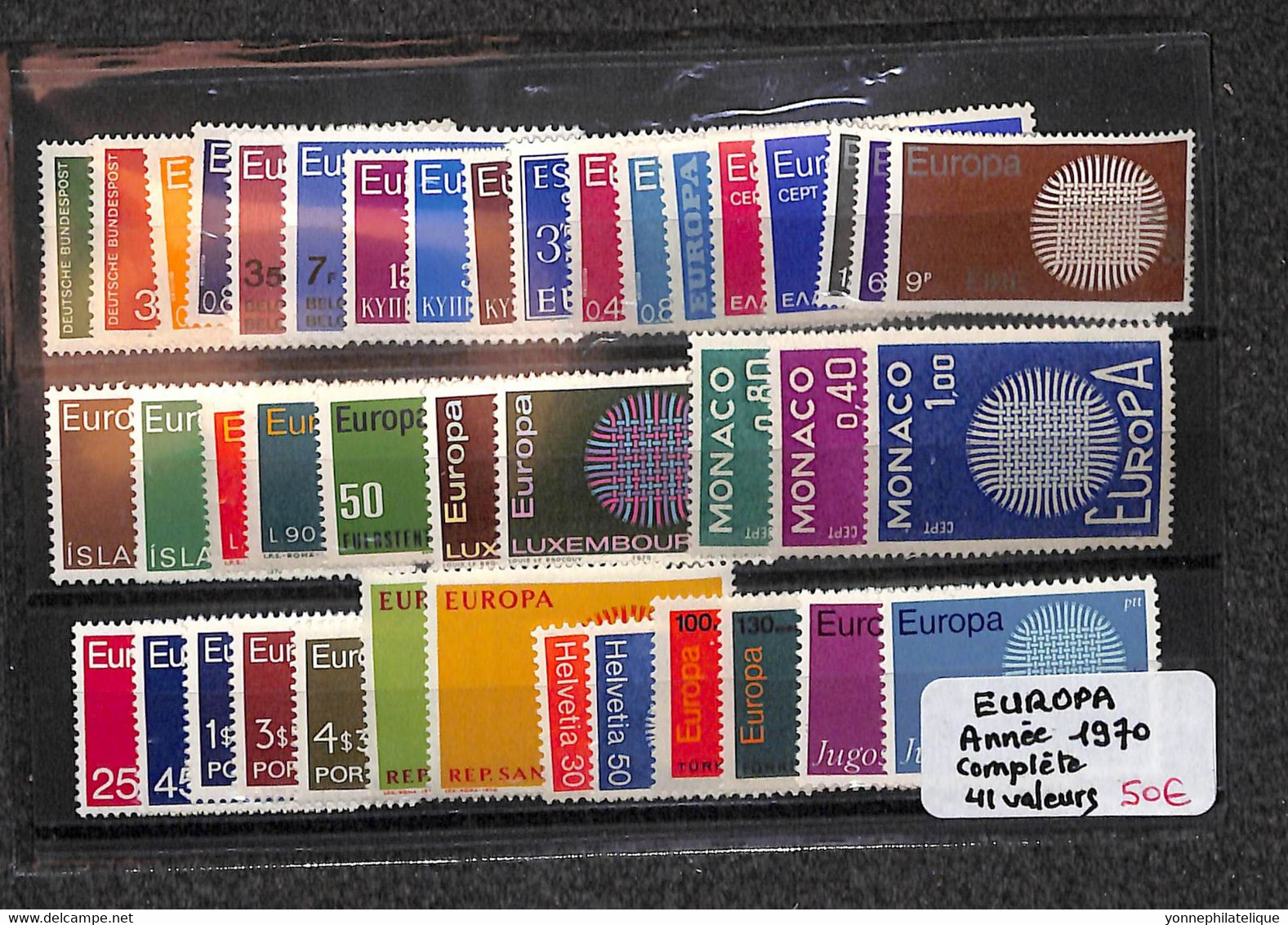 EUROPA - Année Complete 1970 Xx (neufs Sans Charnières) - 1970-1979