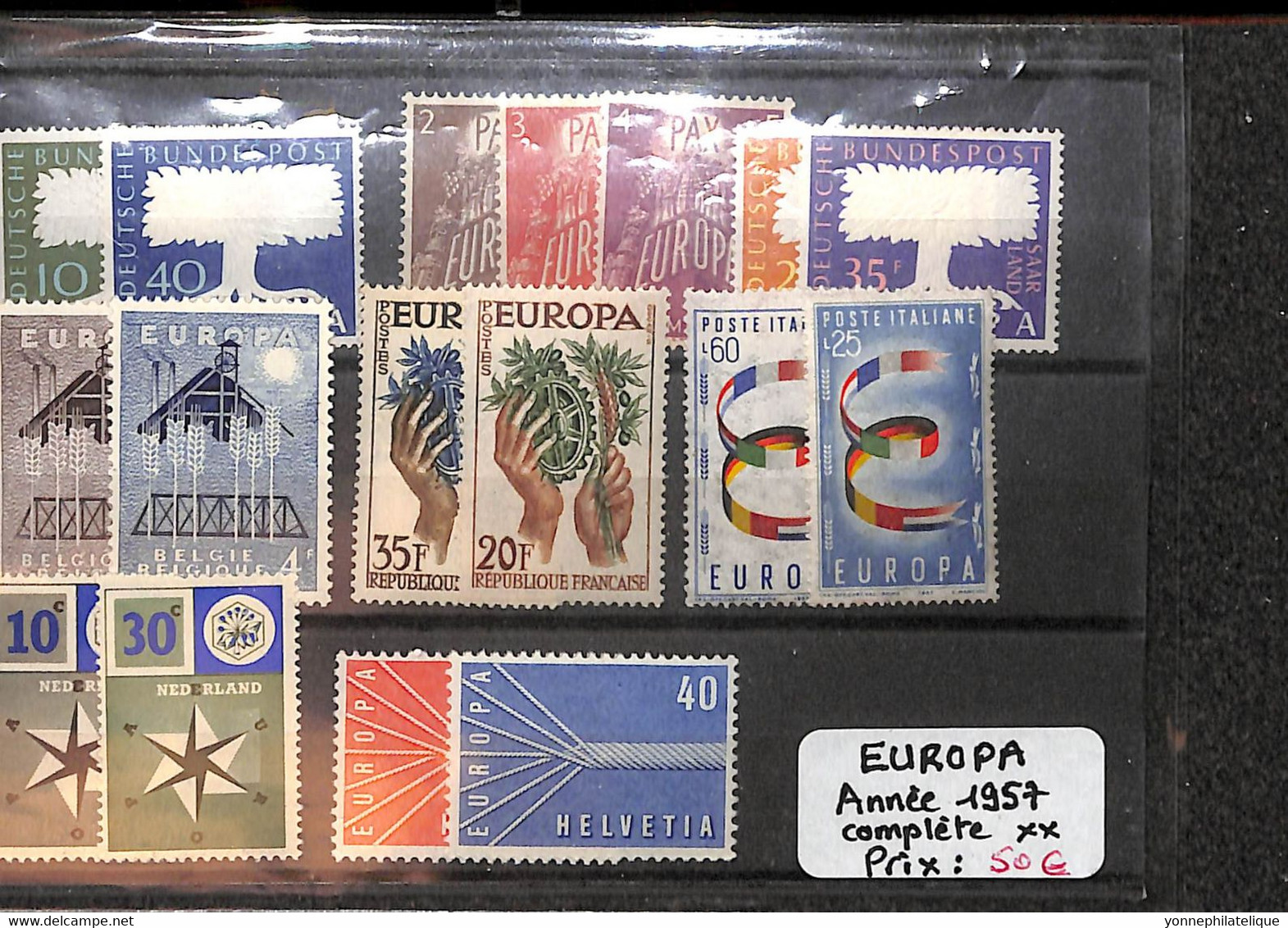EUROPA - Année Complete 1957 Xx (neufs Sans Charnières) - 1950-1959