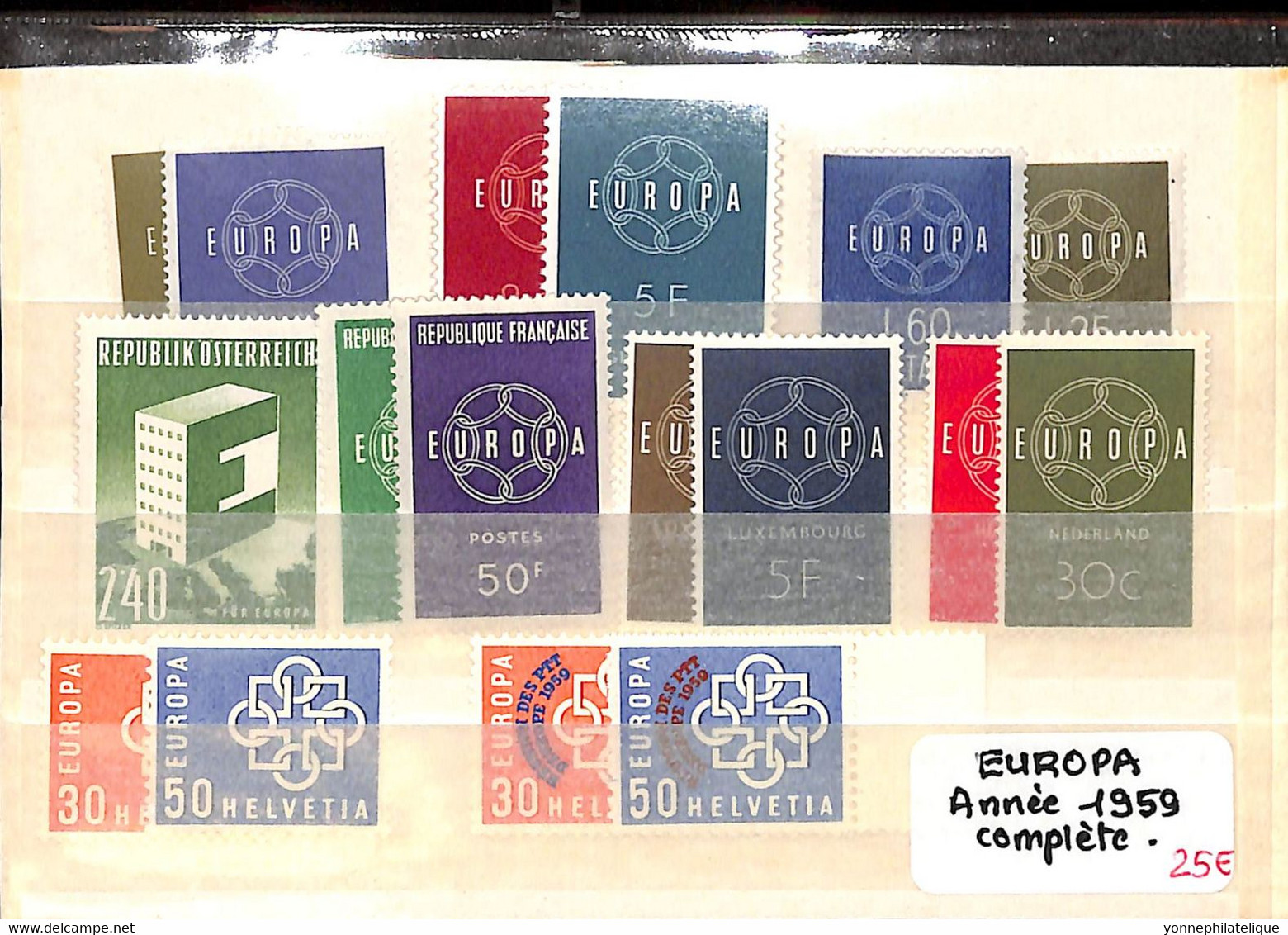 EUROPA - Année Complete 1959 Xx (neufs Sans Charnières) - 1950-1959