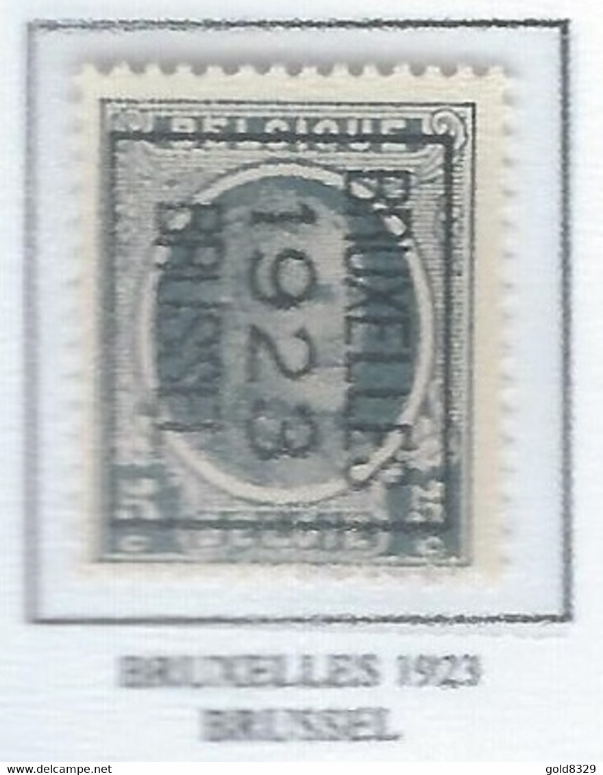 Préo  1923   -   COB 193 - MNH TYPO (5c. Gris BRUXELLES  1923  BRUSSEL) (Pos B) - Typografisch 1922-31 (Houyoux)