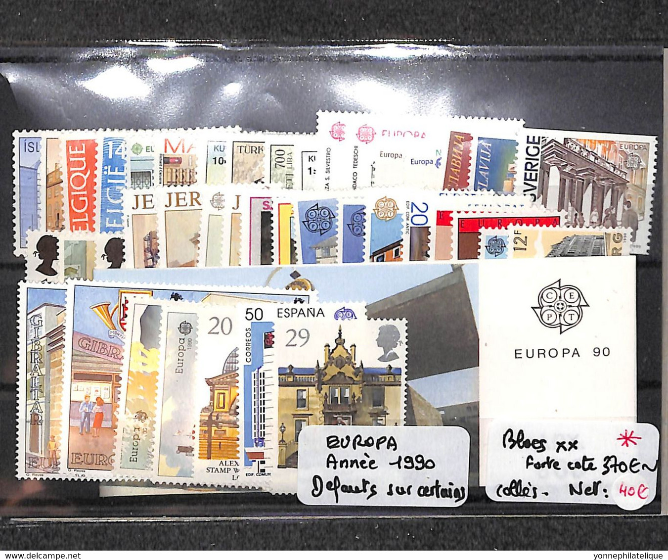 EUROPA - Année Complete 1990  Voir Descriptif - 1990-1999