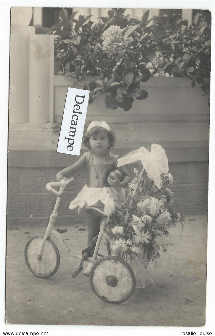 LAMALOU-les-BAINS (34) - Fête Enfantine été 1931 - Carte-photo Melle Monique Rayan - Lamalou Les Bains