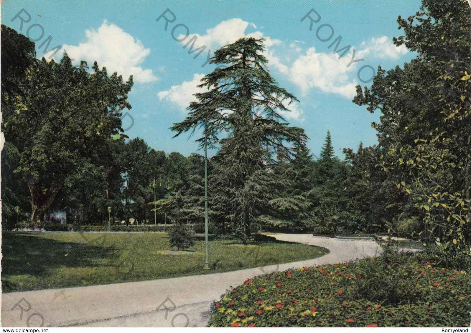 CARTOLINA  IMOLA,EMILIA ROMAGNA,PARCO DELLE ACQUE MINERALE,RELIGIONE,MEMORIA,STORIA,CULTURA,MEMORIA,IMPERO,VIAGGIATA1972 - Imola