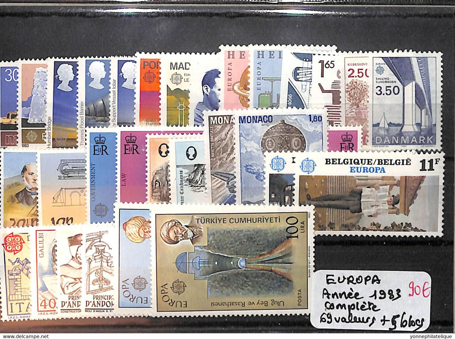 EUROPA - Année Complete 1983xx (   Neufs Sans Charnières ) - 1980-1989
