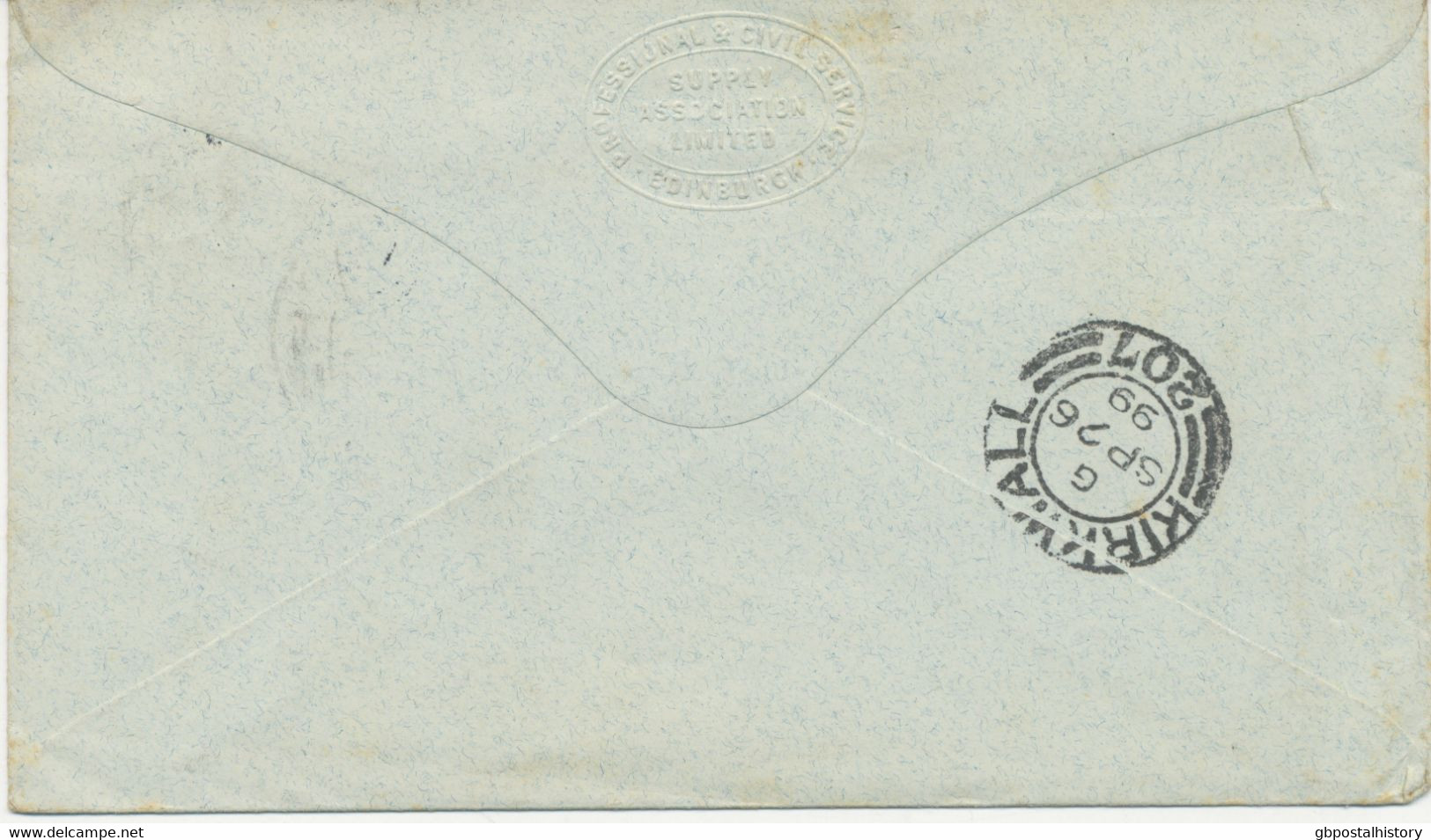 GB „EDINBURGH / 31“ CDS Superb QV ½ D Embossed Stamped To Order Postal Stationery Env To KIRKWALL / 207“, Orkney Islands - Brieven En Documenten