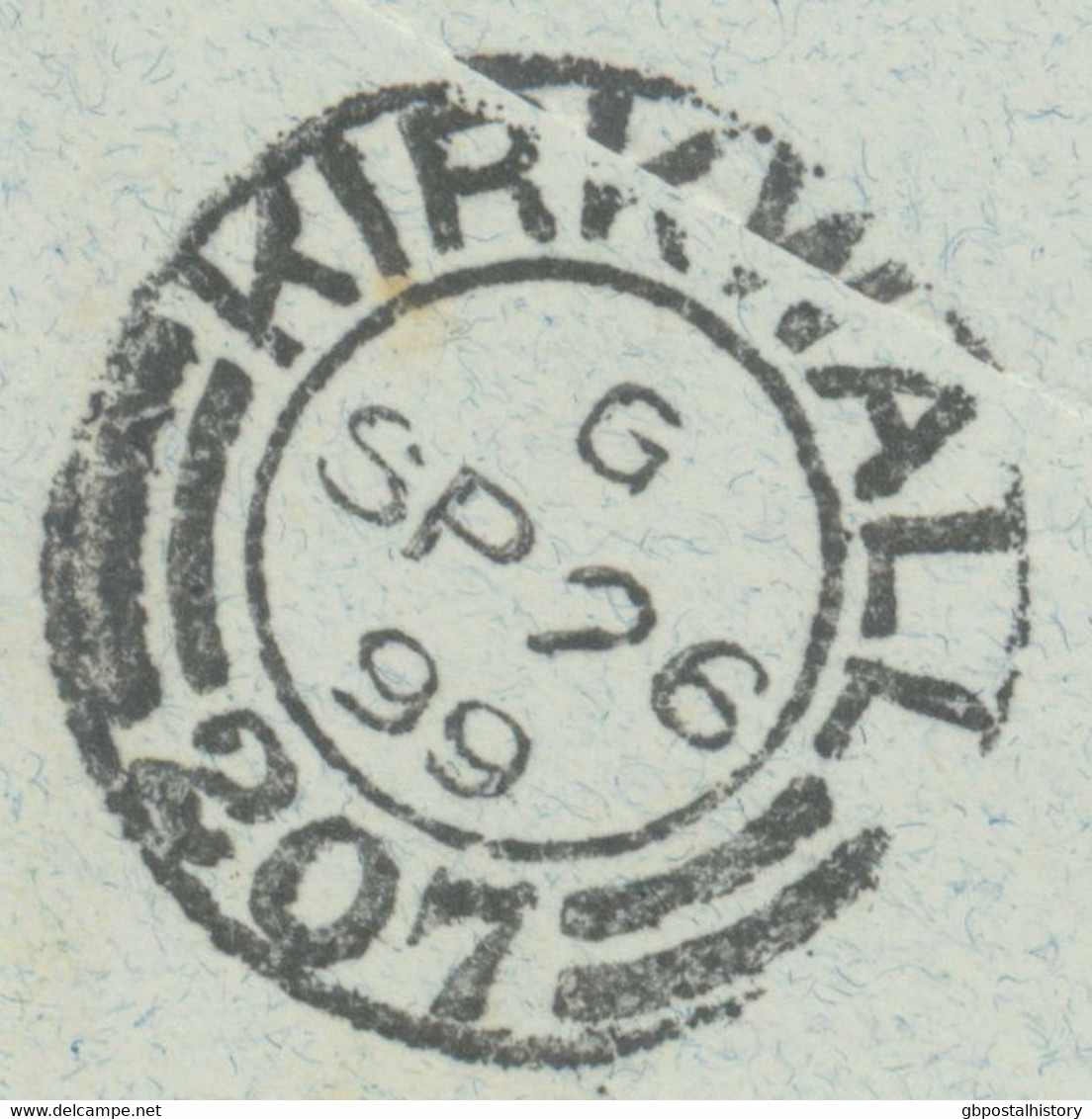 GB „EDINBURGH / 31“ CDS Superb QV ½ D Embossed Stamped To Order Postal Stationery Env To KIRKWALL / 207“, Orkney Islands - Storia Postale