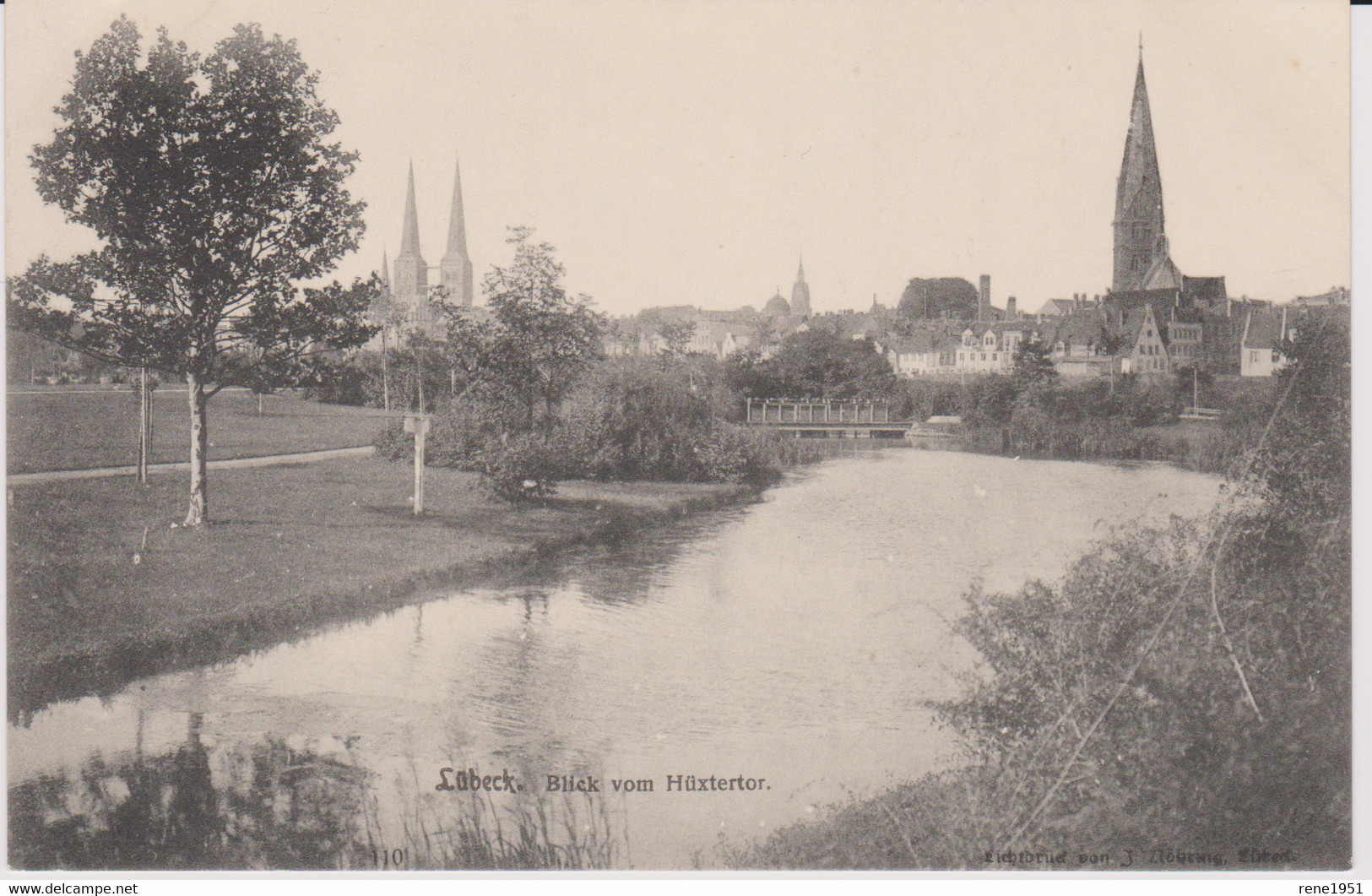 LUBECK BLICK VOM HUXTERTOR - Otros & Sin Clasificación