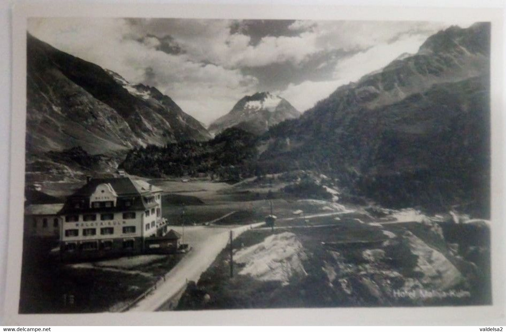 SVIZZERA - GR - GRISONS - BREGAGLIA - PASSO DEL MALOJA - HOTEL MALOYA KULM - PANORAMA - 1937 - Bregaglia