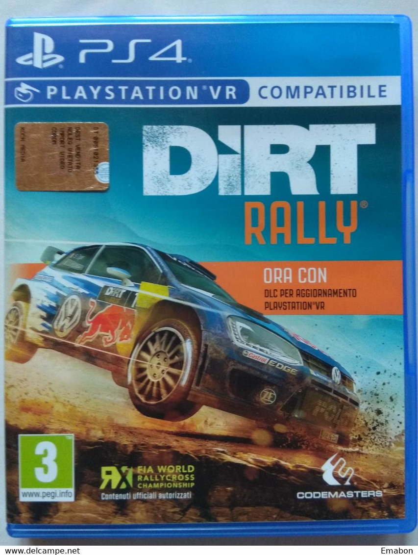 Sony PlayStation - Sony PlayStation 4 - DIRT RALLY - DLC - PLAYSTATION VR ( anno 2017