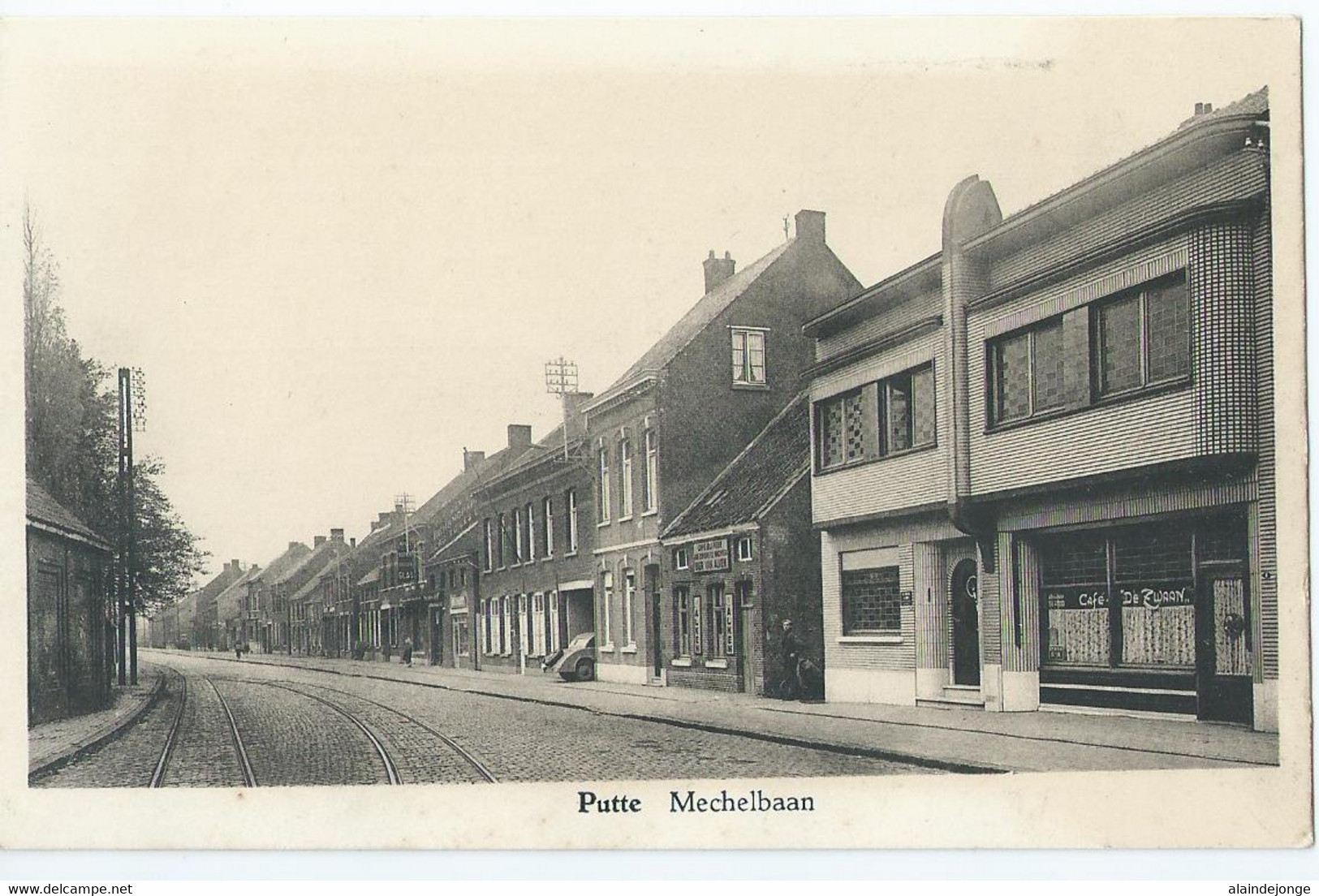 Putte - Mechelbaan - Café De Zwaan - Uitg. Jules Van Asbroeck-Jacobs - Putte