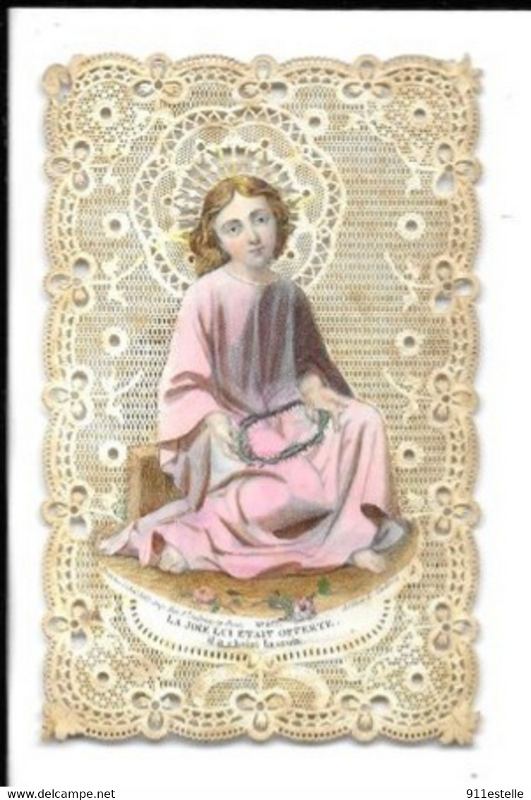 CANIVET  . LA JOIE LUI ETAIT OFFERTE  IL A CHOISI LA CROIX / BOUASSE  LEBEL 1833 - Devotion Images