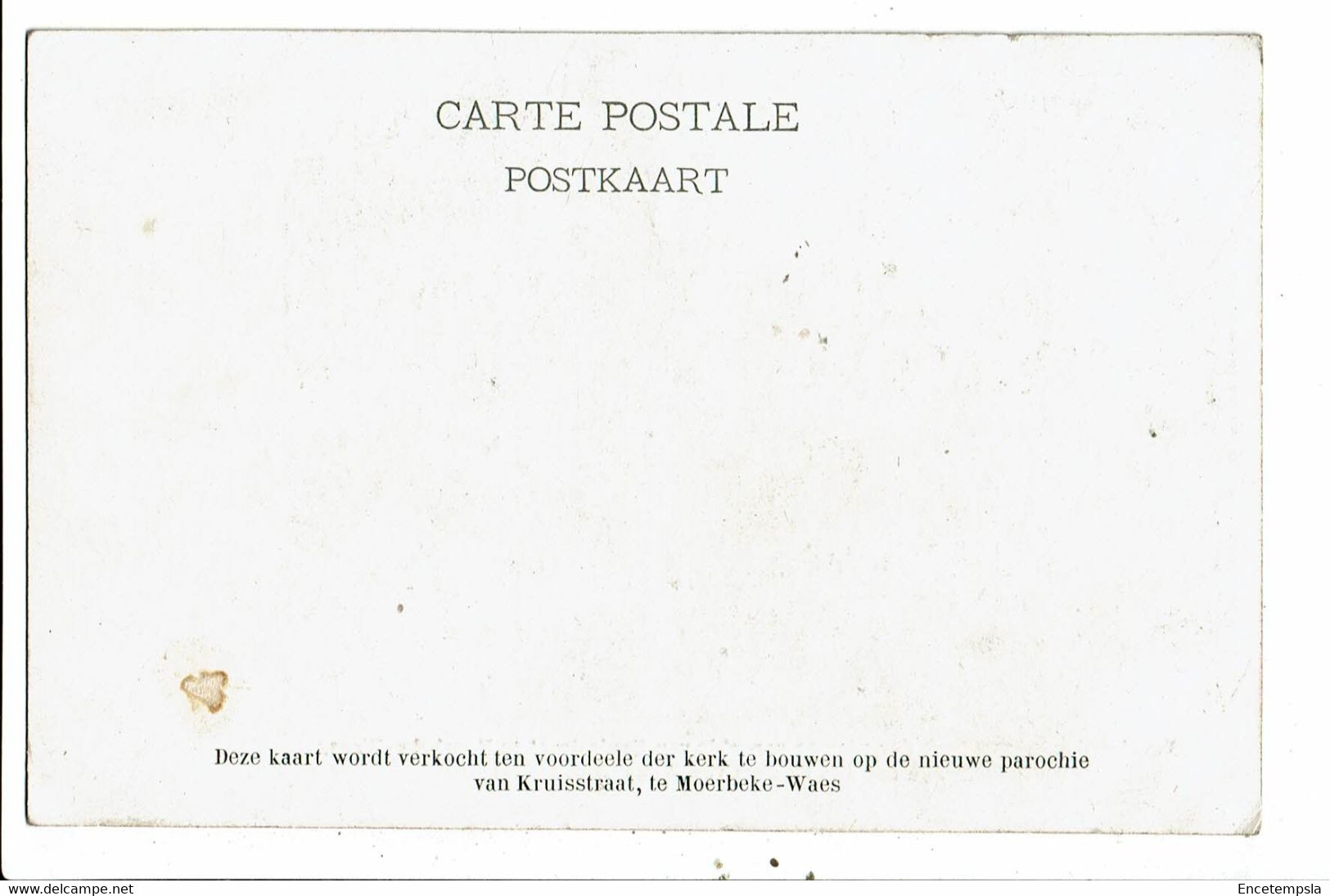 CPA Carte Postale Belgique-Moerbeke-Waas-Voorlopige Houten Kerk Début 1900-VM30515 - Moerbeke-Waas
