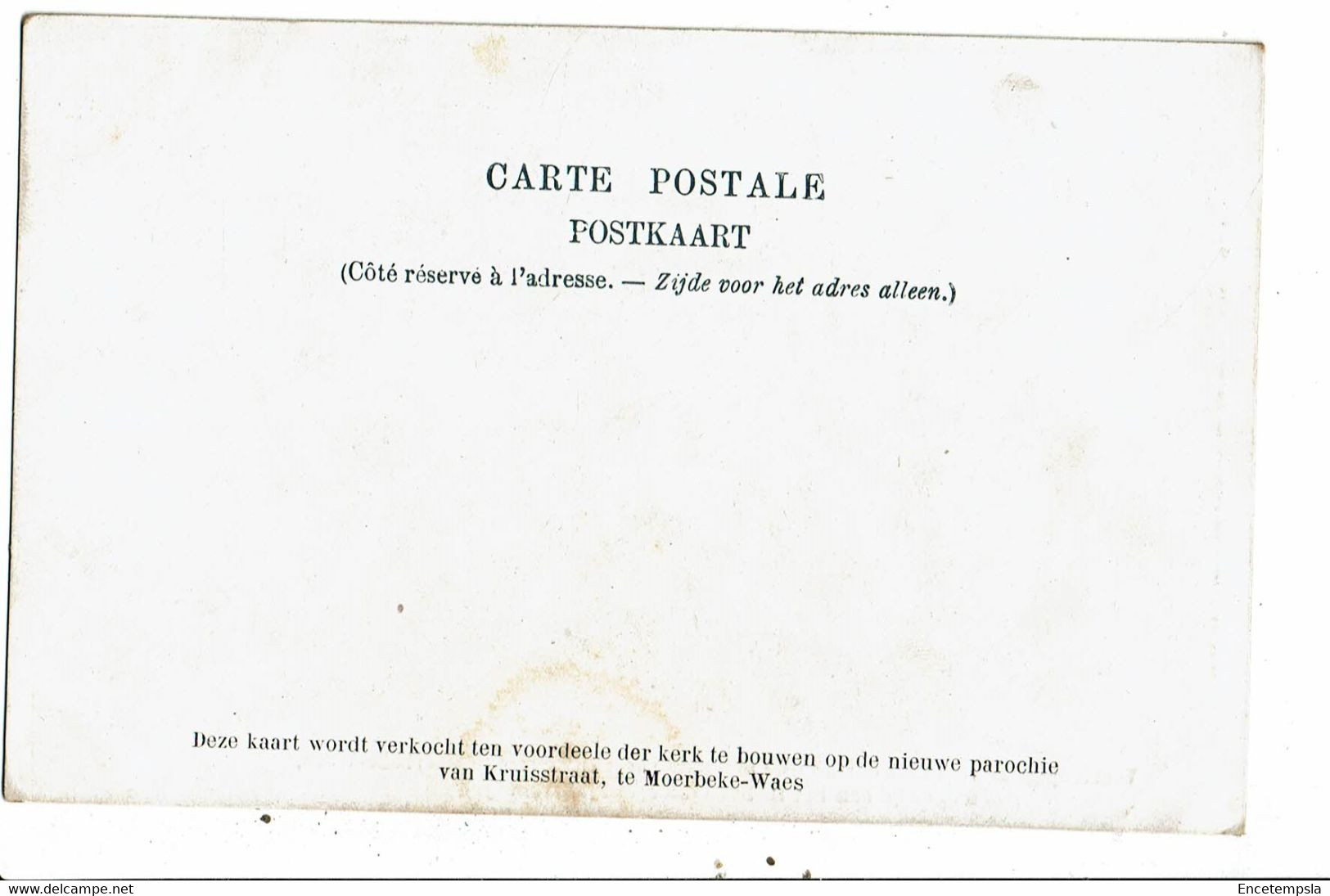 CPA Carte Postale Belgique-Moerbeke-Waas-Voorlopige Houten Kerk Début 1900-VM30516 - Moerbeke-Waas