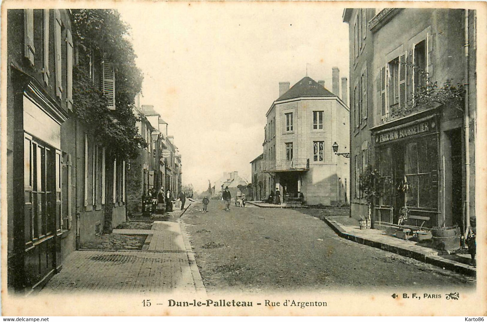 Dun Le Palleteau * La Rue D'argenton * PARCHON Bourrelier Bourrelerie - Dun Le Palestel