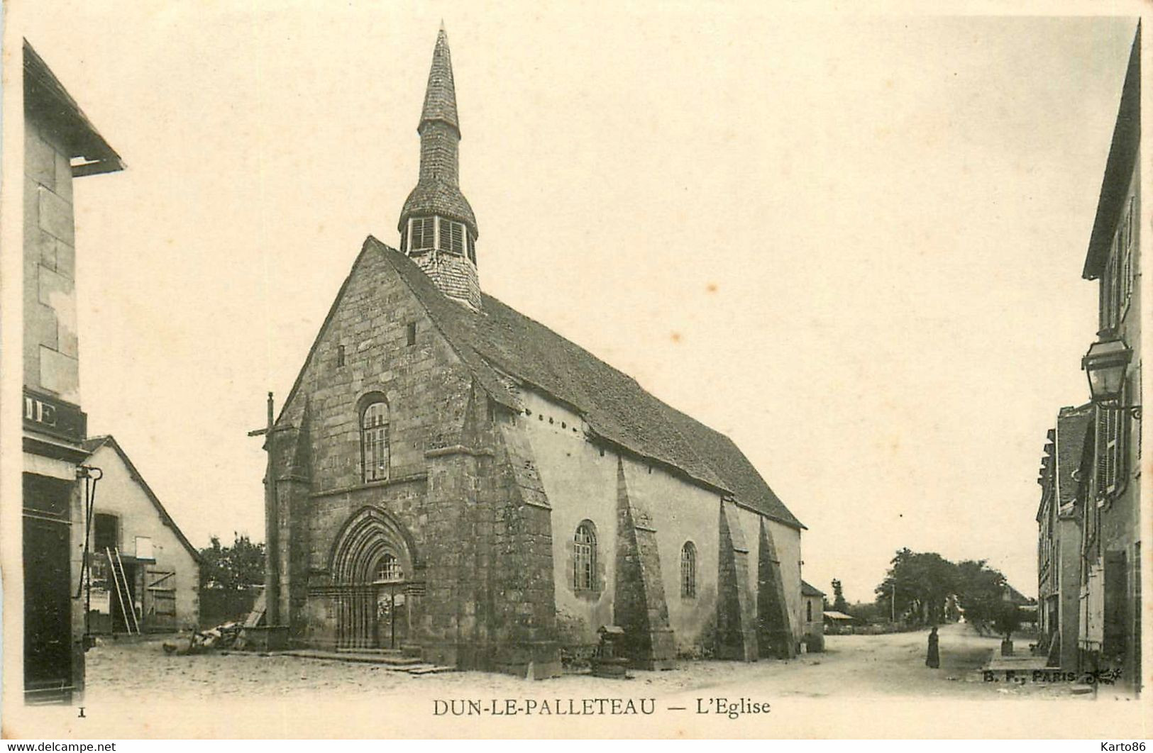 Dun Le Palleteau * Rue Et Place De L'église - Dun Le Palestel