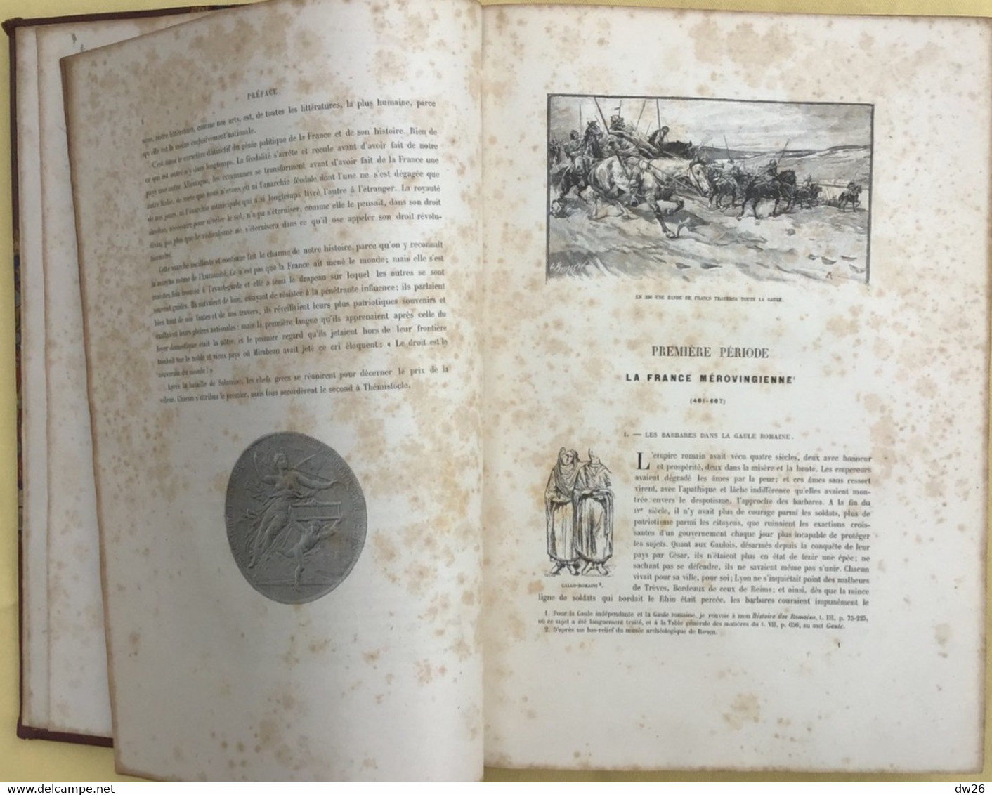 Histoire De France Depuis L'Invasion Des Barbares Jusqu'à Nos Jours - Victor Duruy, 1 Volume 1892 Chez Hachette - Non Classés