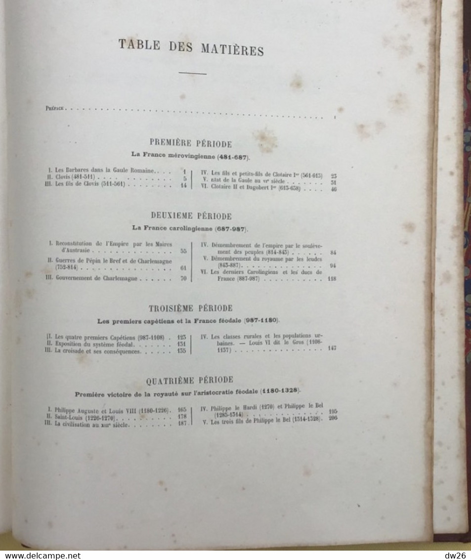 Histoire de France depuis l'Invasion des Barbares jusqu'à nos jours - Victor Duruy, 1 volume 1892 chez Hachette