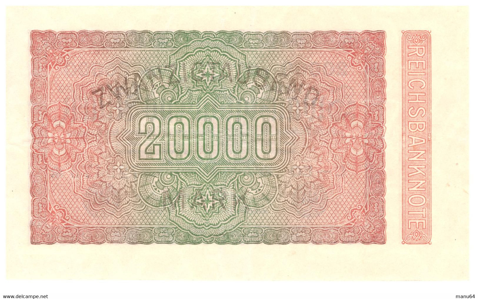 20000 Mark ALLEMAGNE 1923 - 20.000 Mark