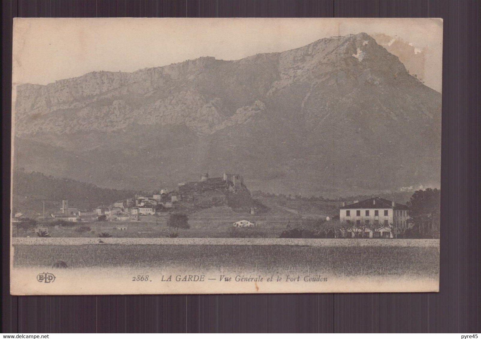 LA GARDE VUE GENERALE ET LE FORT COUDON 83 - La Garde