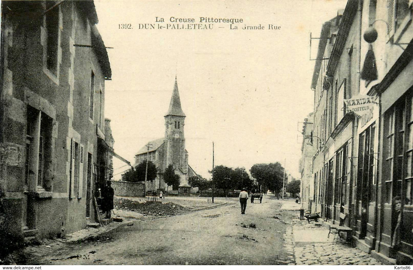 Dun Le Palleteau * La Grande Rue * Coiffeur MARIDAT - Dun Le Palestel